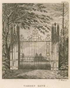Tuinpoort in Strawberry Hill, Twickenham, Londen