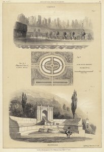 Tuinen: Isola Bella in de Boboli-tuinen, Florence, en Monreale, Italië