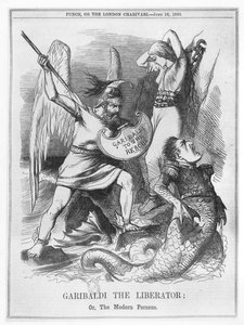 Garibaldi de Bevrijder, of De Moderne Perseus, uit 