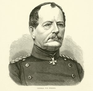 Generaal Von Werder, september 1870 door English School
