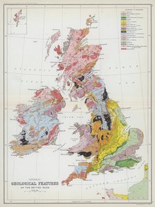 Algemene geologische kenmerken van de Britse Eilanden door English School