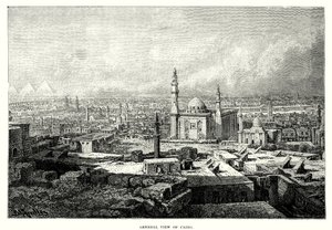 Algemeen beeld van Caïro (gravure)