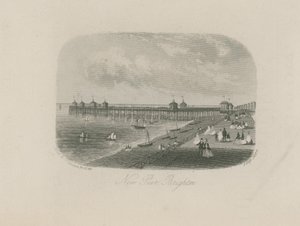 Algemeen uitzicht op de nieuwe pier in Brighton