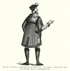 Heer in rouw, tijd van Hendrik VII door English School
