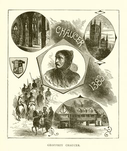 Geoffrey Chaucer door English School