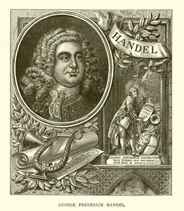 George Frederick Handel door English School