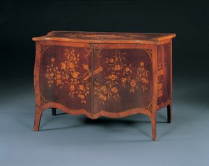 George III marqueterie commode in de stijl van John Cobb, c.1770