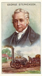 George Stephenson, eerste locomotief door English School