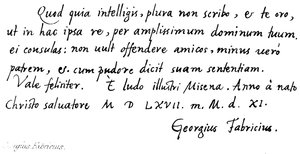 Georguis Fabricius