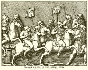 Duitse Ruiters in het Romeinse Leger