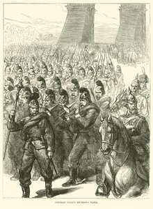 Duitse troepen betreden Parijs, maart 1871
