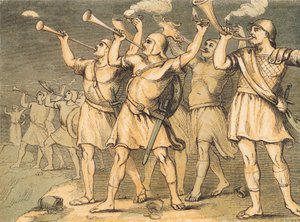 Gideon (gekleurde gravure)