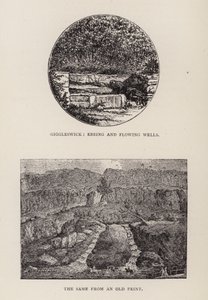 Giggleswick, Eb en vloed bronnen (gravure)