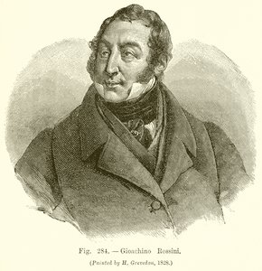 Gioachino Rossini door English School