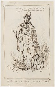 Ga weg, ik heb een briefje van tien pond voor haar afgewezen! Een Leary uit Tufton Street Pit, ca. 1825 door English School