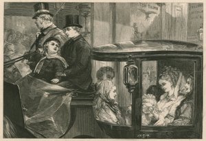 Op weg naar de ochtendvoorstelling van de pantomime