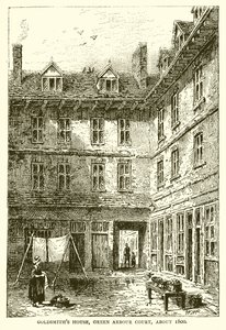 Huis van de Goudsmid, Green Arbour Court, rond 1800 door English School