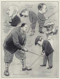 Golf Clubland Karikaturen