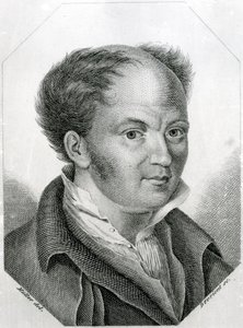 Gottfried Weber (1779-1839) (gravure) door English School