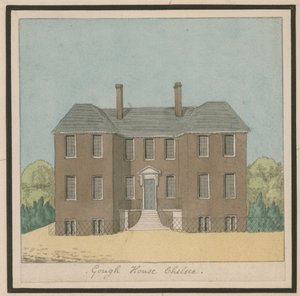 Gough House in Chelsea door English School