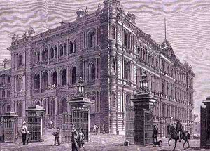 Regeringsgebouwen, Macquarie Street, Sydney, Australië, uit 