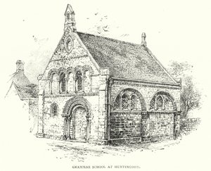 Grammatica School in Huntingdon door English School