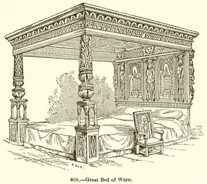 Groot bed van Ware