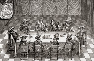 Raad van Oorlog van Groot-Brittannië tijdens het bewind van Jacobus I, uit 