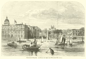 Greenwich Hospital, een thuis voor oude en gewonde zeelieden door English School