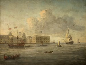 Greenwich Hospital, waar de Koninklijke Jacht ligt