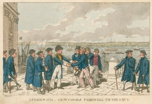 Greenwich, Londen - Newcomes afscheid van de marine