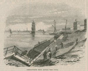 Greenwich Pier na de val door English School