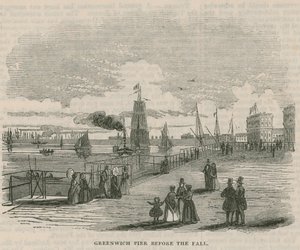 Greenwich Pier voor de val door English School
