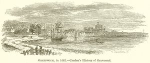 Greenwich, in 1662.--Crudens Geschiedenis van Gravesend door English School
