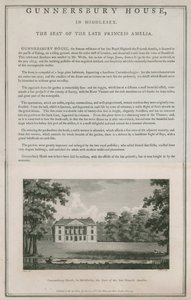 Gunnersbury House, Middlesex, zetel van wijlen Prinses Amelia door English School