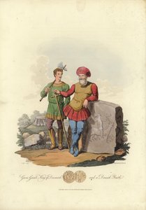 Gurm Gamle, koning van Denemarken, en een Deense jongeling door English School