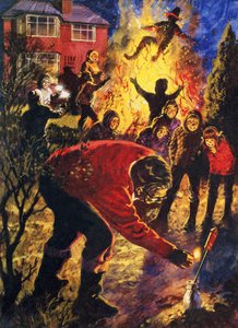 Guy Fawkes Nacht door English School