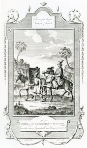 Kleding van de Ruiters in Barbarije (illustratie uit Moores Reizen en Reizen)