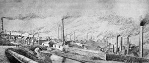 Hafod Kopermijnen (gravure)
