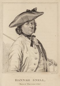 Hannah Snell, geboren in Worcester 1723