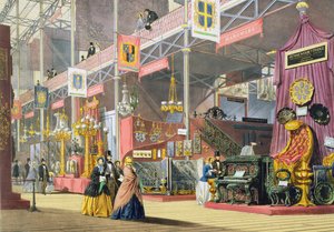 Hardware en houtsnijmachines, op de Grote Tentoonstelling van 1851, uit Dickinsons Comprehensive Pictures