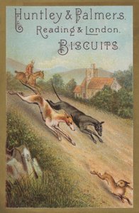 Rennen met hazen (chromolitho) door English School