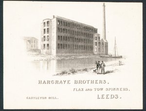 Hargrave Brothers, vlas- en hennepspinners door English School