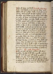 Medische en culinaire recepten, c.1395 door English School