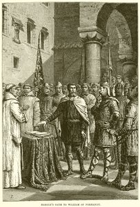 Harolds Eed aan Willem van Normandië door English School