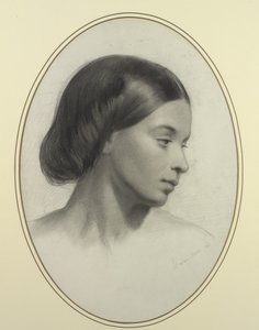Hoofd van een meisje, 1860