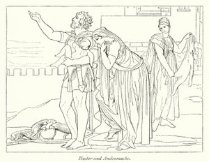 Hector en Andromache door English School