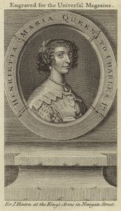 Henrietta Maria, Koningin van Charles I door English School