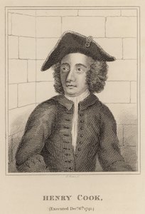 Henry Cook, geëxecuteerd 6 december 1741