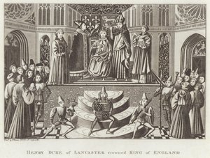 Hendrik, Hertog van Lancaster, gekroond tot Koning van Engeland door English School